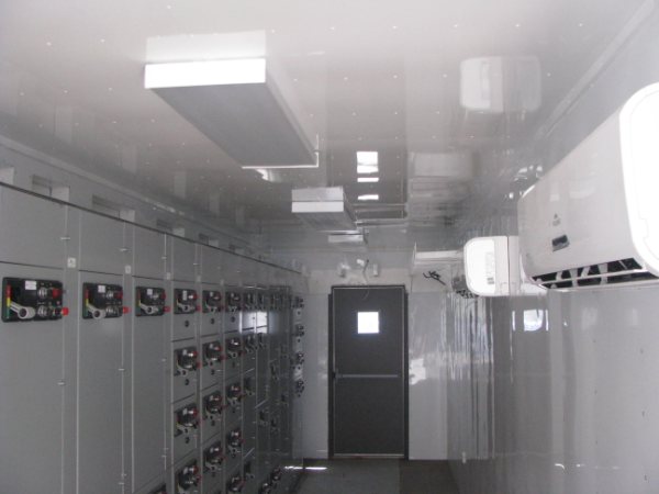 Shipping Container with Electrical, control room