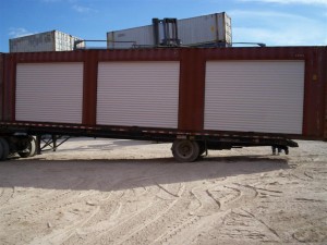doors added to a container