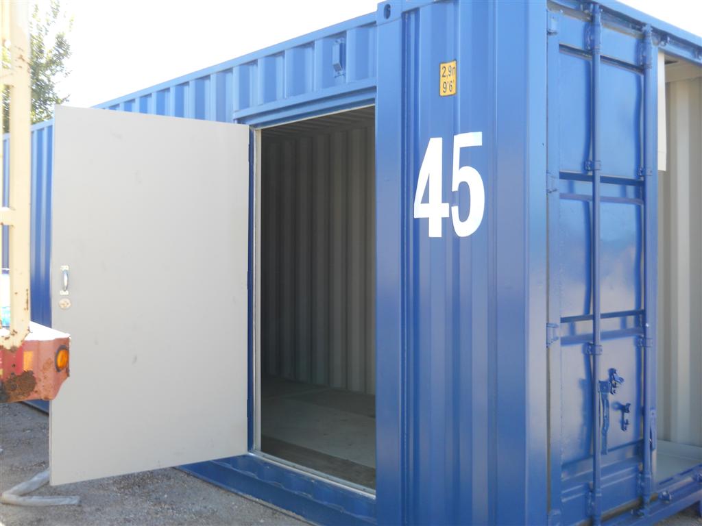 container Installed Door on 45′