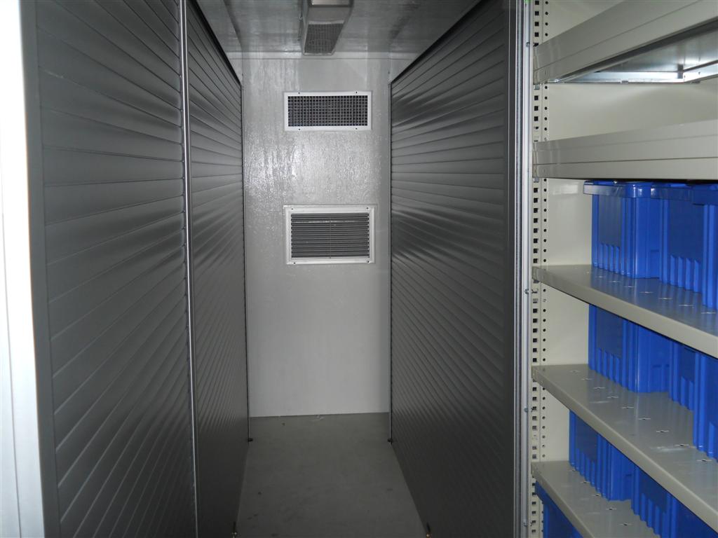 Container Cabinet System with vents