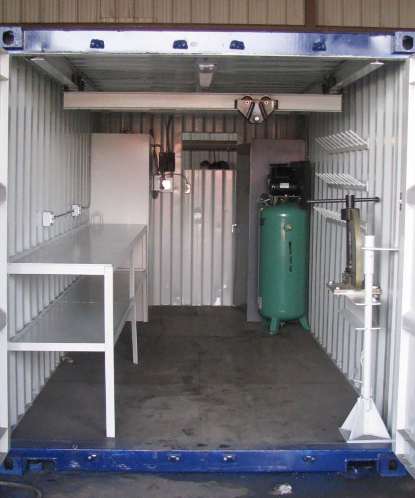 Shipping-Container-Workshop-interior