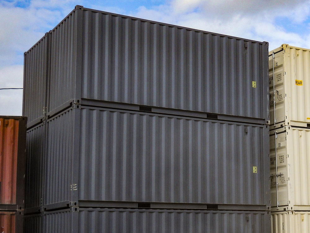 20-ft high cube shipping container